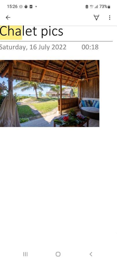 Casa Cabana Beach Vilankulo Eksteriør billede